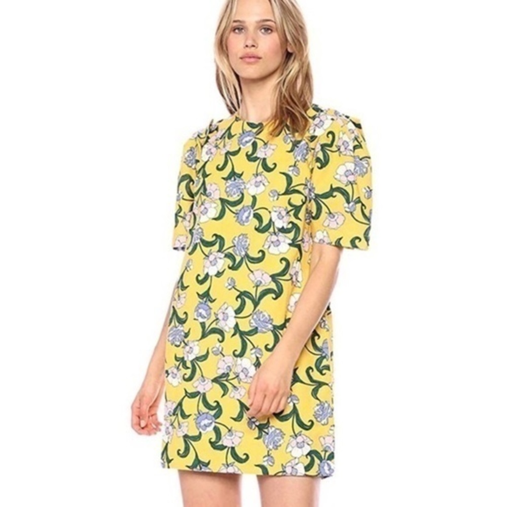 NORDSTROM MOON RIVER FLORAL PRINT DRESS.